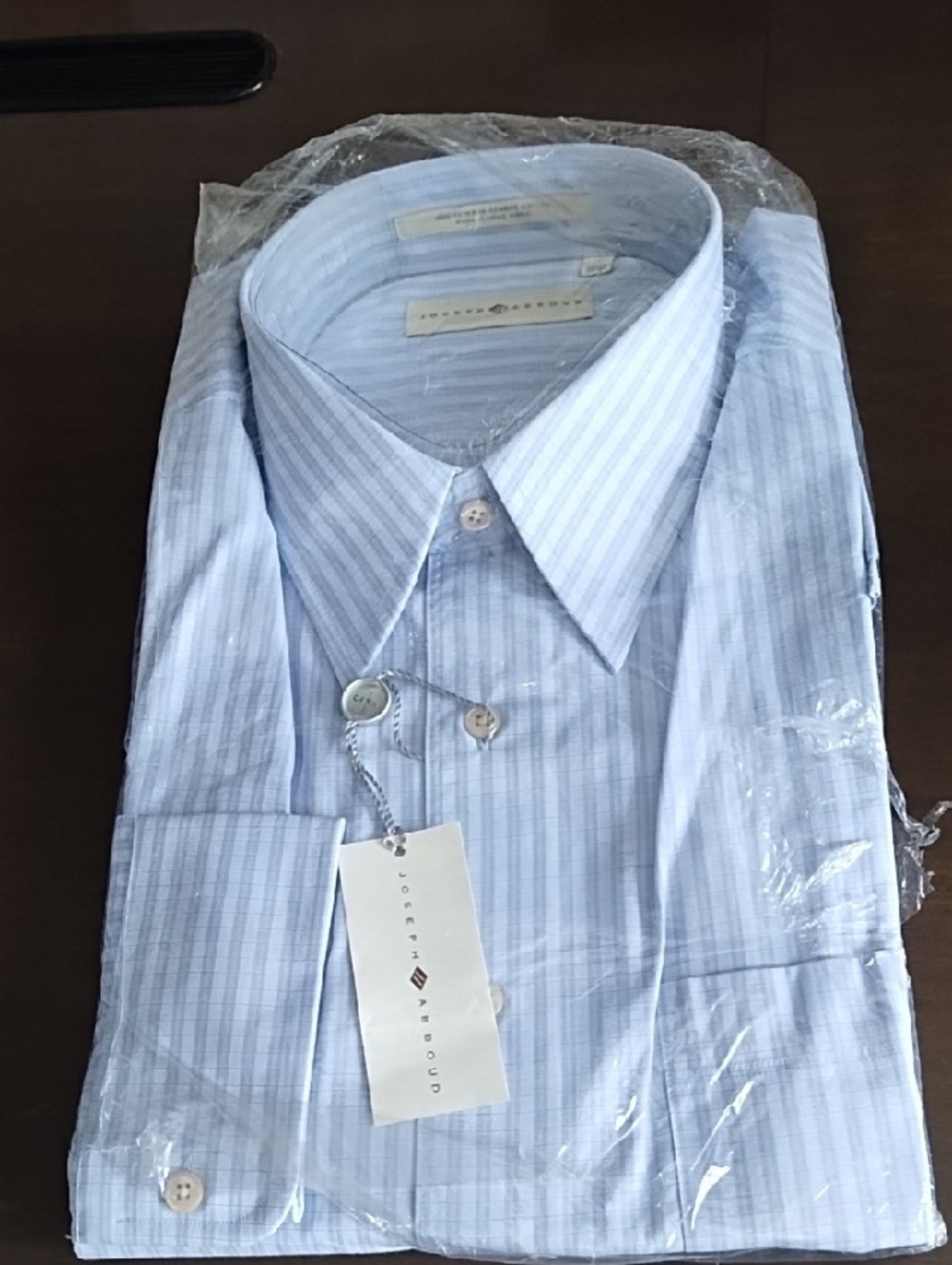 Joseph Abboud Blue Stripe Dress Shirt